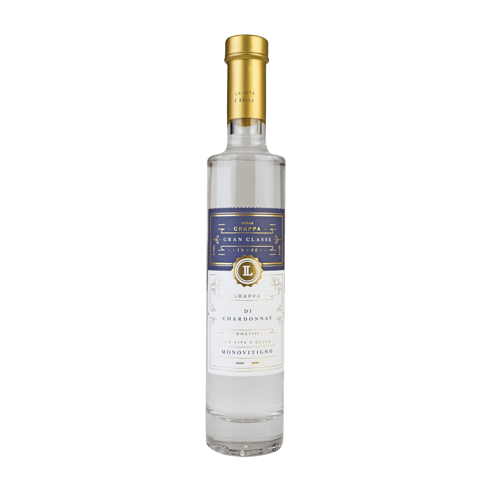 Grappa di Chardonnay in 350 ml Flasche