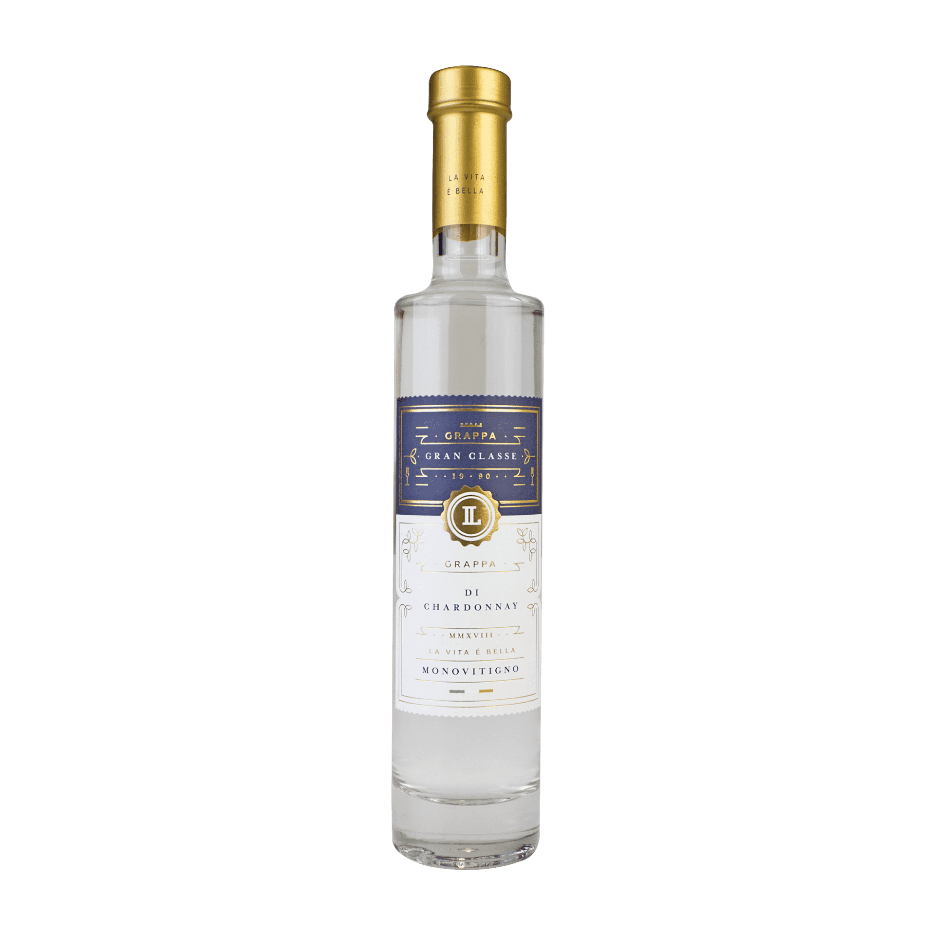 Grappa di Chardonnay - 350 ml Flasche Grappa di Chardonnay in 350 ml Flasche