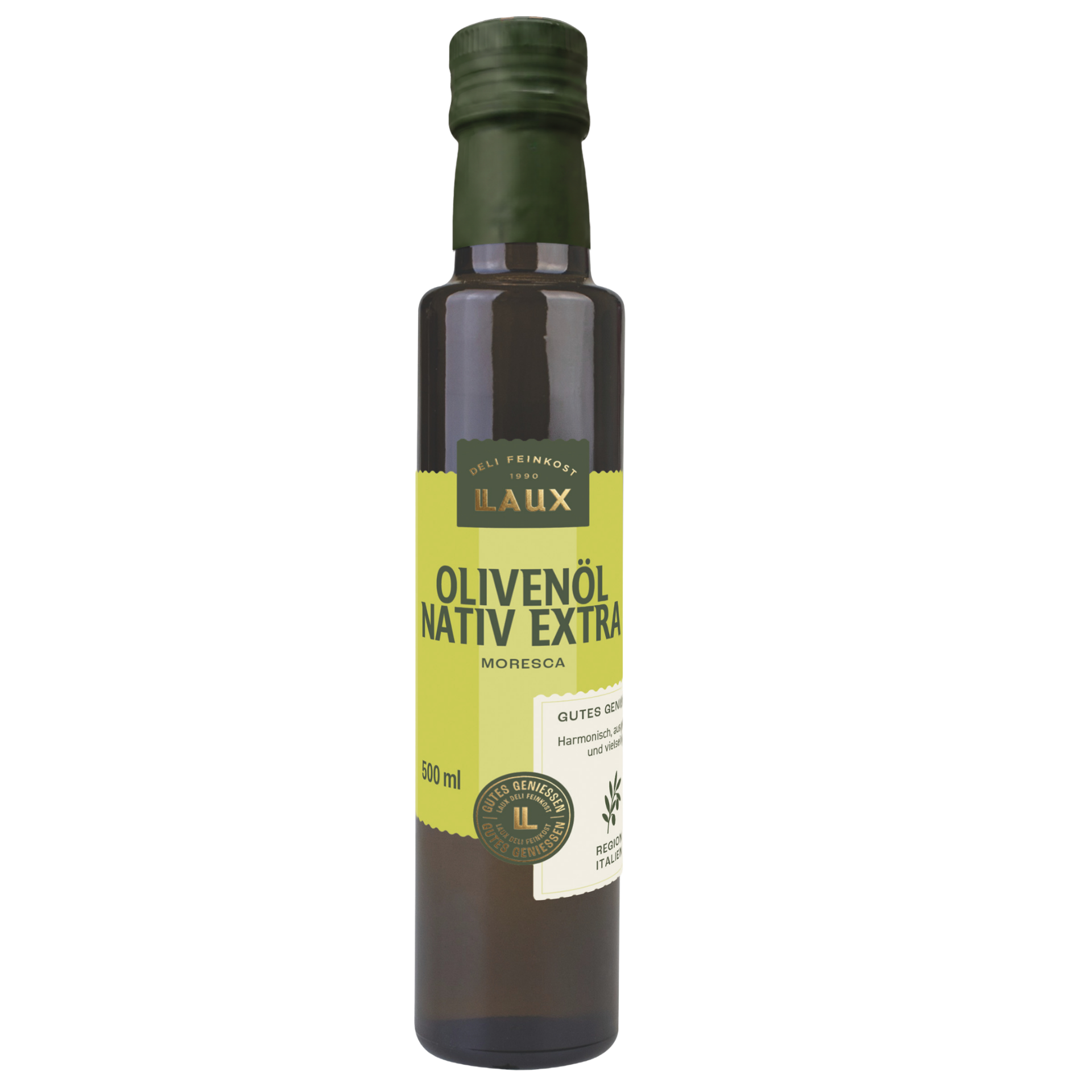 Olivenöl nativ extra Moresca aus Italien - 500 ml Flasche