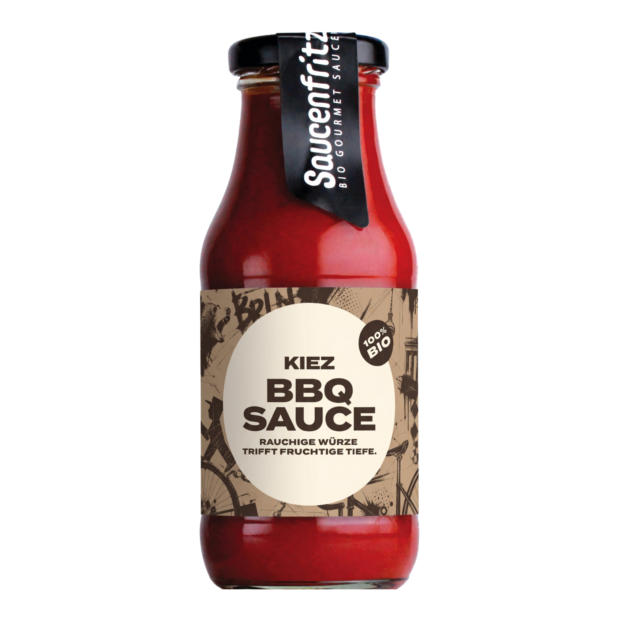BIO Kiez-BBQ Sauce kaufen - rauchige Bio-Grillsauce