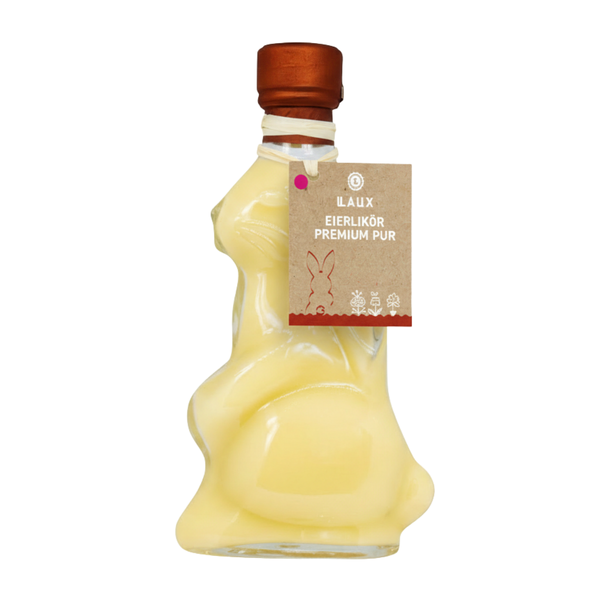 Eierlikör Premium Pur - 200 ml Hasenflasche