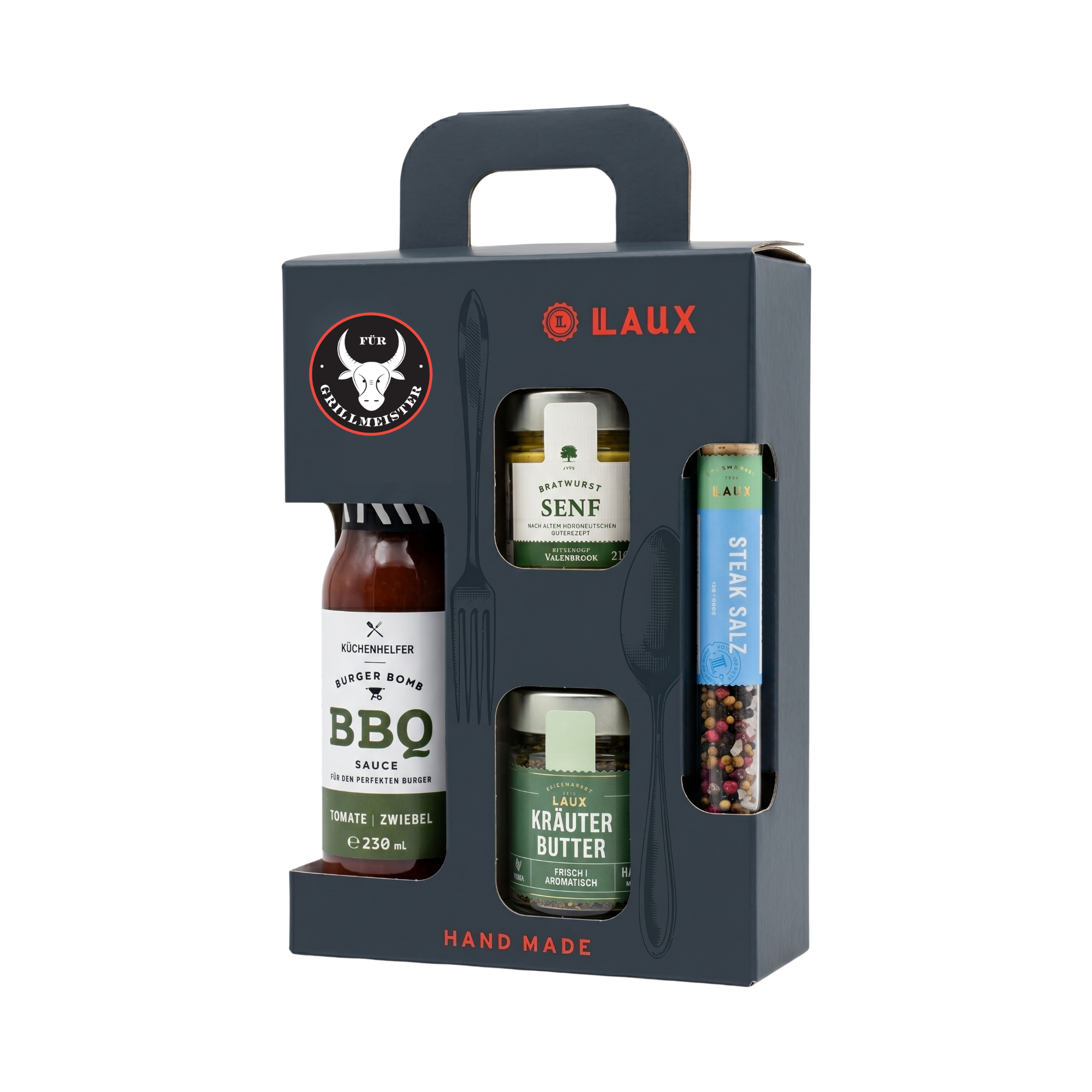 BBQ Set - "FÜR GRILLMEISTER" - Geschenkset