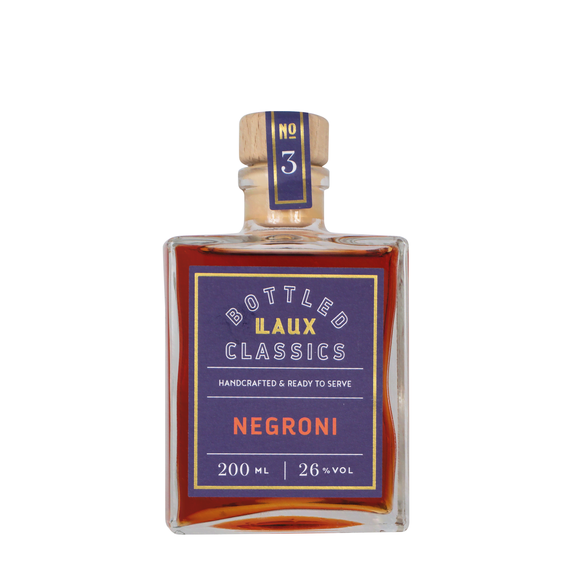 Negroni - Bottled Classics - Fertige Cocktails Negroni Bottled Cocktail in Flasche